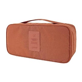 Bag Organizer Travel Makeup Pouch Pouch Phone Zipper Brown Christmas Birthday Party Gift Idea, brown, Taglia Unica, Suitcase Organizer