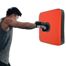Wall-Mounted Punch Pad, PU Leather Punch Pad Boxing Training Punch Pad Wall Punching Pad Wall Mounted Boxing Mat for Boxing Muaythai Free Combat Training Boxing