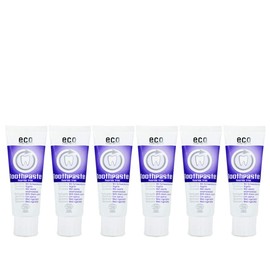 ECO COSMETICS Black Cumin Toothpaste (6 x 75 ml), Organic Toothpaste, Vegan, Fluoride-Free, Natural Cosmetics