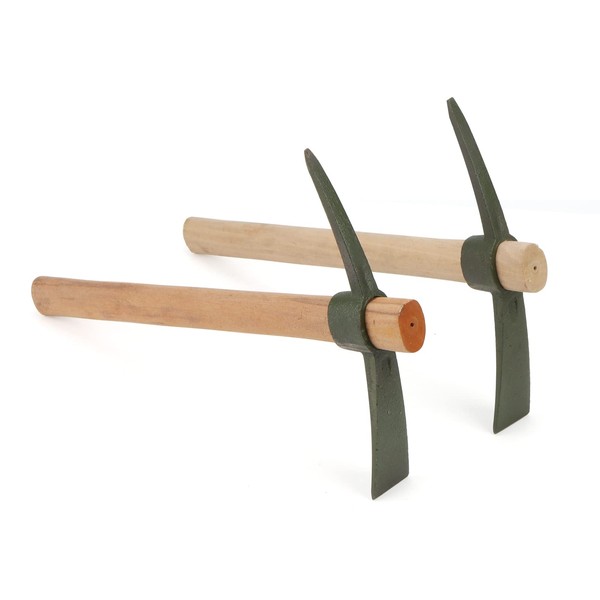 KEILEOHO 2 PCS 13.7 Inch Garden Pick Mattock, 35x23cm Pick