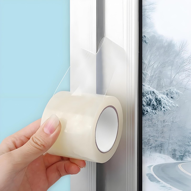 Dstorelhp Transparent Window Weather Sealing Tape, 2Inch x 262FT Clear
