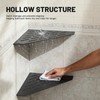 Matte Black Shower Corner Shelf 10-inch 2 Pcs Wall Mount