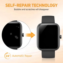 Frgnie Screen Protector Designed for SENBONO/BOOOMIC IDW25 Smart Watch (6 Pack) HD Clear Shield TPU Film Designed for Cillso IDW26 Smart Watch 1.83''