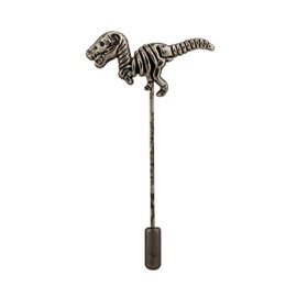 Brooch Lapel Pin for Men Gun Metal Black Dinosaur Lapel Pin Badge Coat Suit Wedding Gift Party Shirt Collar Accessories