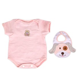 WOOROY Ropa de muñeca de bebé Reborn de 20 pulgadas para muñeca de 16 a 20 pulgadas, conjuntos de ropa de bebé rosa
