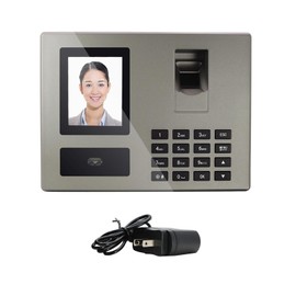 BISOFICE Intelligent Face Biometric Fingerprint Password Employee Attendance Machine 2.8 inch TFT Screen Infrared Dual-Camera Fast to Identify Support Data Output 8 System Languages