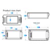 KNACRO AC 80V-260V Amperaje de voltaje de corriente Panel de