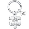 Waeceip Son Keychain - Inspirational Gifts for Men, Mom &