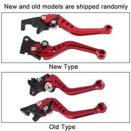 Brake Levers Pair 22 mm 7/8 Inch Clutch Brake CNC Aluminium Motorcycle Brake Drum Brake Lever Handle Applicable Replacement for Motorcycles 400 m Motorcycles d Mopeds