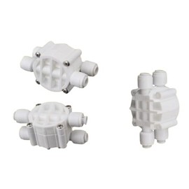 3 Pcs Auto Shut Off Valve 1/4-1/4 Quick Connect Push In Water Filter RO System