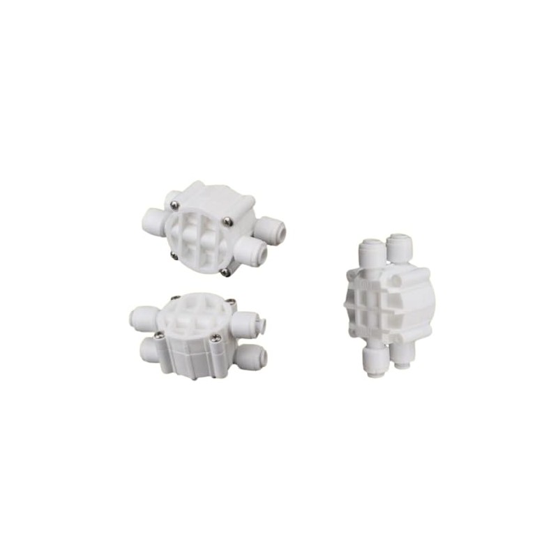 3 Pcs Auto Shut Off Valve 1/4-1/4 Quick Connect Push