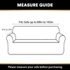 PrinceDeco Stretch Sofa Slipcover 1 Piece Sofa Cover for 3
