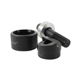 AMZCNC 1-1/4" Conduit Hole Size Knockout Punch Unit with Manual Draw Stud – (1.7" – Actual Hole Size)