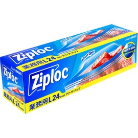 Commercial Ziploc Freezer Bags, Double Zipper, Smart Open (Large, 24 Pieces))