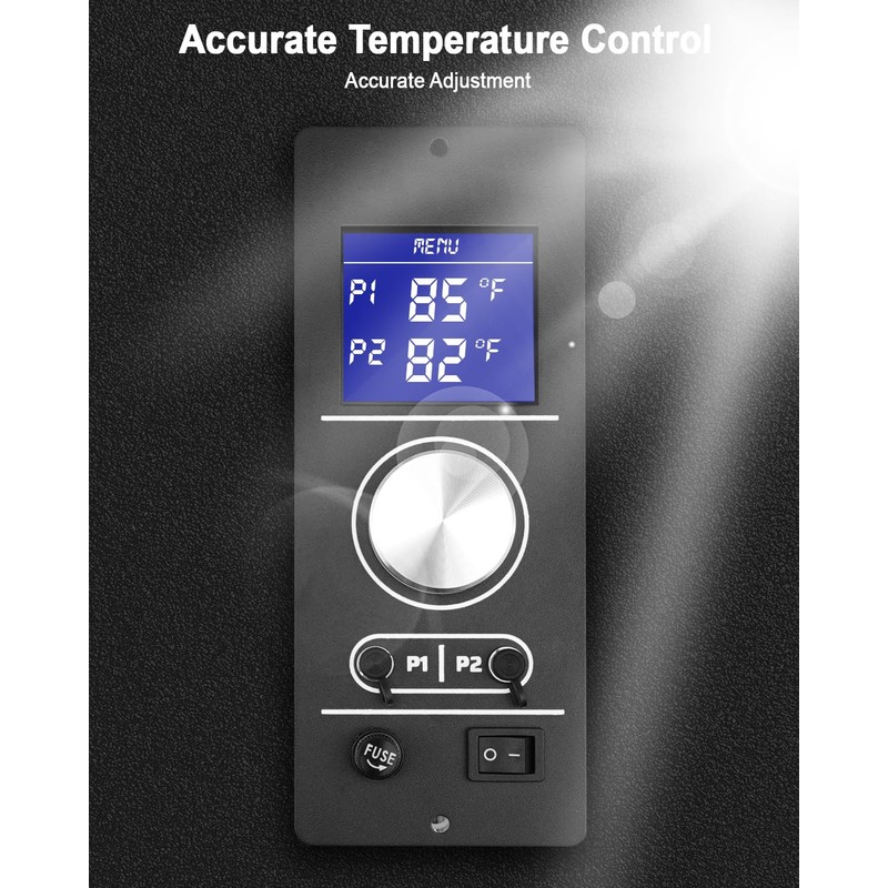 Vaticas Upgraded Thermostat Controller Barbecue Digital Smoke Controller Fit for