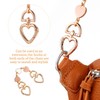 2 Pieces Alloy Bag Strap Handbag Chain Bag Extender Chain