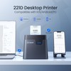 CLABEL Desk Bluetooth Barcode Label Printer: 221D Label Maker with