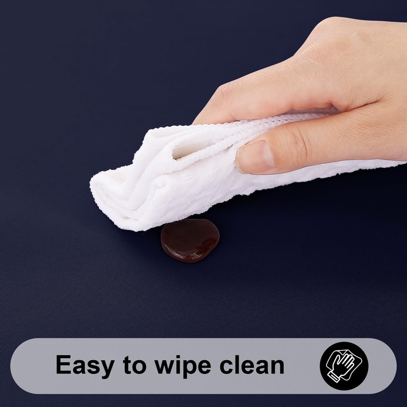 smiry Table Cloth Wipe Clean Rectangular 140x100 cm, Wipeable Water