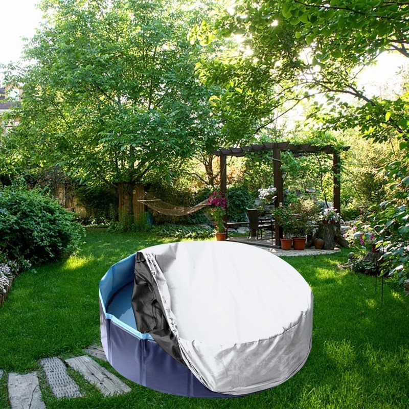 Pool Protective Cover Foldable Kids Pet Pool Bathtub Cover for
