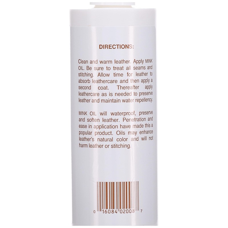 Bee Natural Mink Oil Clear, 8 oz