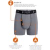 2UNDR Men's Swing Shift Boxer Brief- Groove Sock Pack (Oahu,