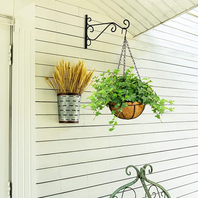 Spotact 2 Pcs Outdoor Hanging Plants Hangers 11.81 * 7.48