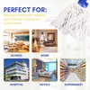 HOMESHOPA 2 Pack Cotton Mop Heads Replacement Refill, Twist Lock
