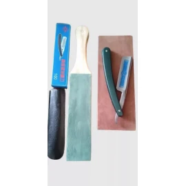 Navaja De Barbero Gold Dollar 100 Afilada+asentador,afilador