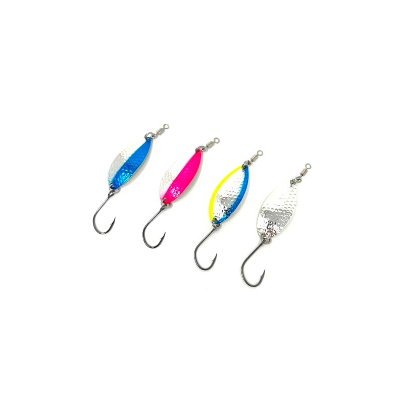 Prime Lures Casting Fishing Spoons in 2/5oz and 5/8oz (Salmon