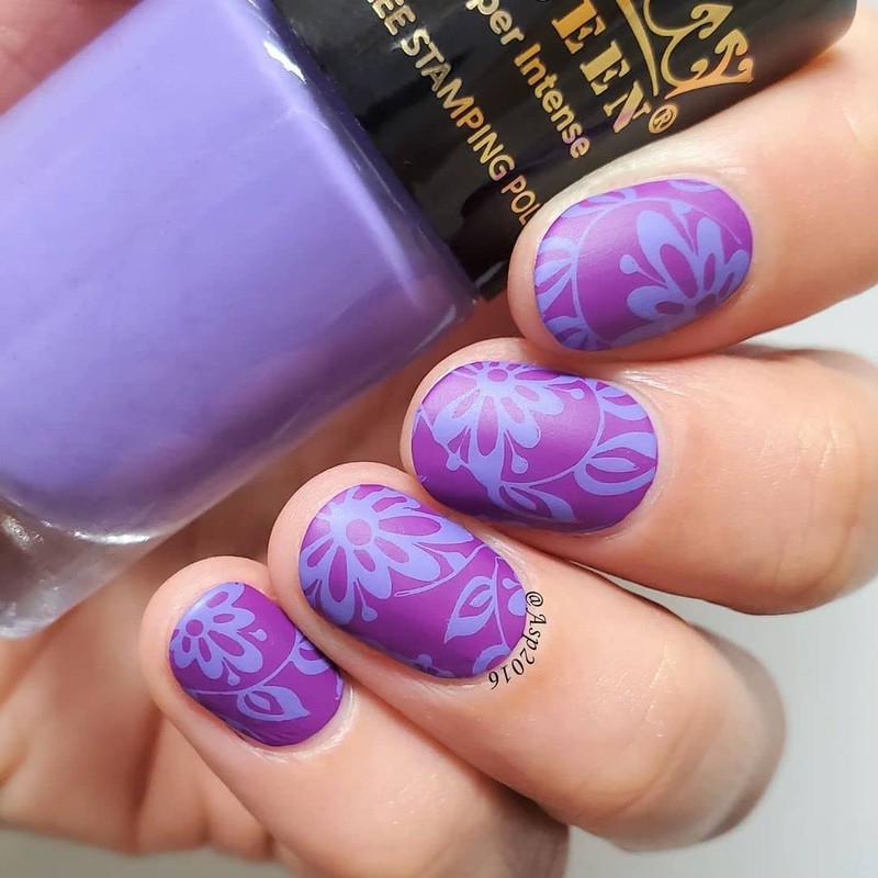 PUEEN Super Intense Nail Polish For Nail Stamping Big 5-FREE