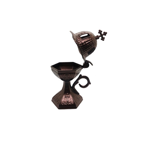 Bronze (Color) Incense Church Top Burner