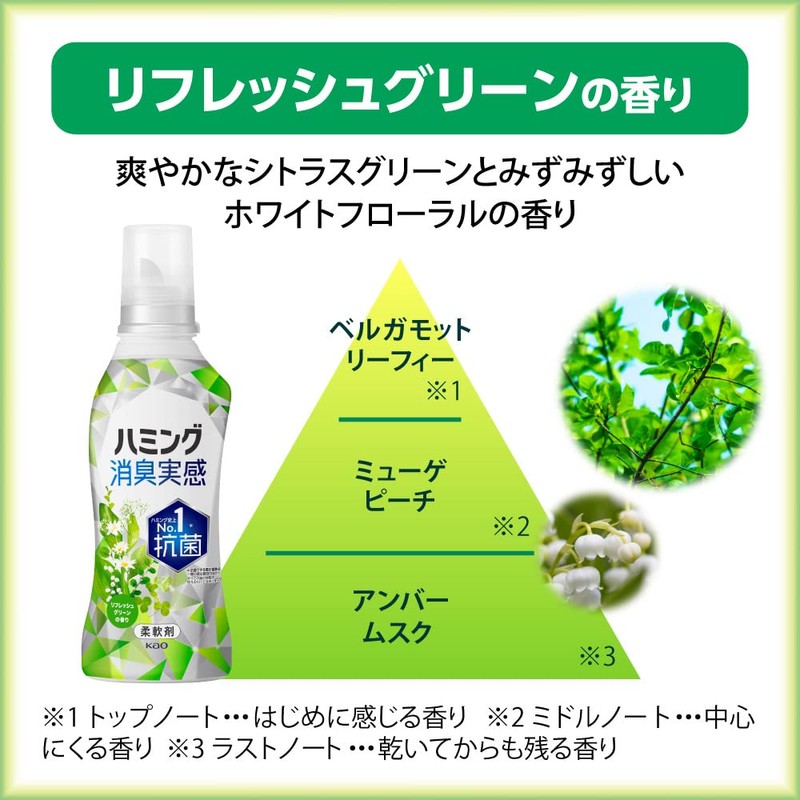 Humming Deodorizing Softener, Unbeatable Deodorizing Even When Dry In The