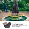 Yardwe Garden Fountain Cover, 420D Polyester, Waterproof, Protection Against Rain,