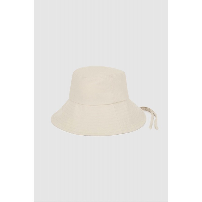 JAJU [JAJU] Strap Bucket Hat_Ivory
