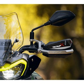 3D Effect Resin Sticker Compatible with Benelli TRK 702 X (White/Red)