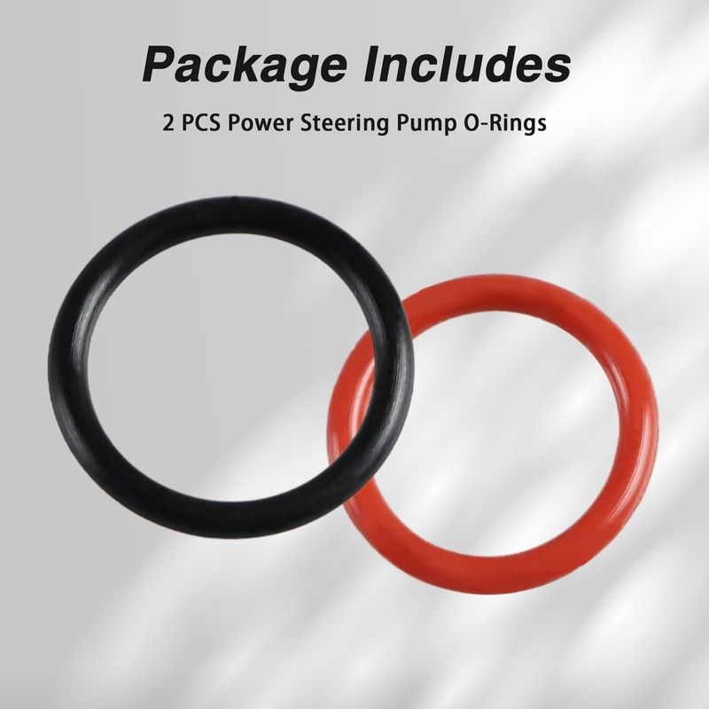 KPALAG 2PCS Power Steering Pump Rubber Inlet & Outlet O-Ring