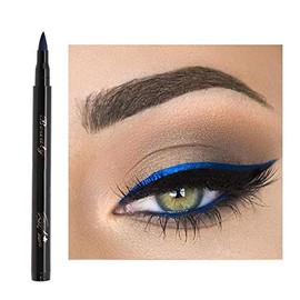 Delineador de Ojos, Delineador de Ojos de Secado Rápido, Delineadores de Ojos para Mujeres, Delineador de Ojos a Prueba de Agua, Maquillaje, Cosplay para Retocar (05# azul)