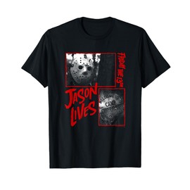 Friday the 13th Jason Lives Camp Collage T-Shirt