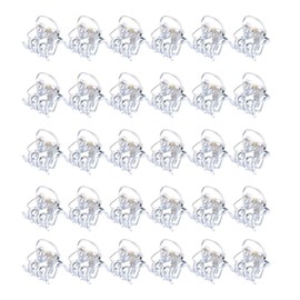 Pack of 30 Small Hair Clips, Mini Hair Clips, Mini Hair Clips, Plastic Hair Clips for Girls and Women, 1.5 cm Claw Clips, Non-Slip Grip Small Jaw Clips