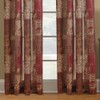 Chapel Hill by Croscill Madagascar Sheer T-Panel, 84-Inch, Burgundy
