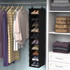 ClosetMaid 20502 10-Shelf Fabric Hanging Closet Organizer for Shoes, Hats,