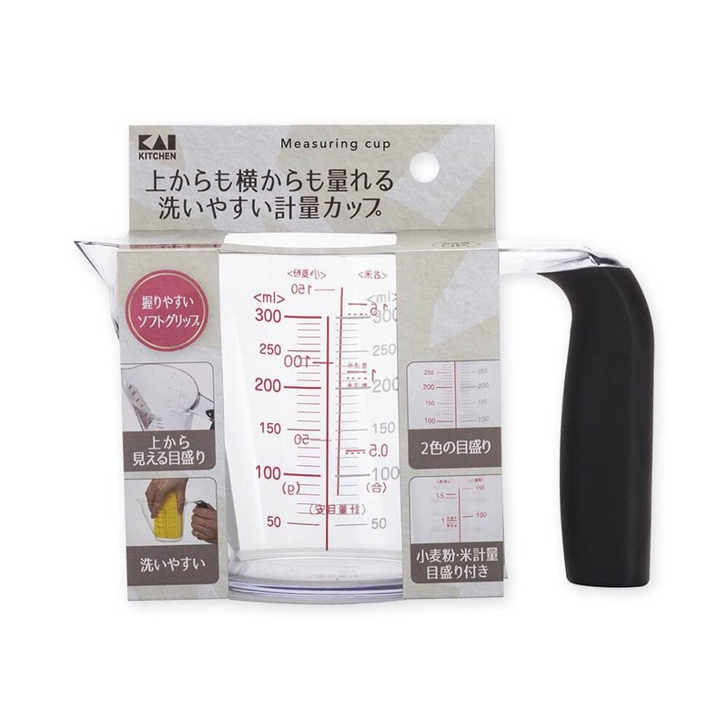 Kai Corporation KAI DH8127 Measuring Cup, Weighed From Top, Wide
