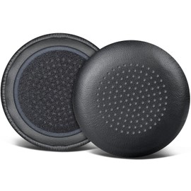 SOULWIT Replacement Leather Ear Pads for Plantronics BlackWire C510/C520/C710/C720/C725, Padded Leather for Poly BlackWire 510/520/710/720/725