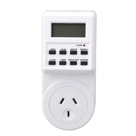 Indoor Mini Outlet Timer Digital Countdown Timer Outlet Indoor Timed Power Switch with Countdown Power Off Protection AU Plug 230V 10A 2400W.μ