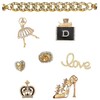 ZOKUZO Bling Croc Charms Women Accessories Cute Gold Designer Girly