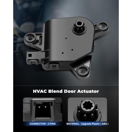 LUJUNTEC Blend Door Actuator Hvac Blend Door Actuator Replaces 604-002 Replacement For 2001-2009 for Chrysler 2015-2017 for Dodge 2001-2010 for Dodge, Air Door Actuator, HVAC Blend Control Actuator