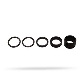 PRO Aluminum Bicycle Headset Spacer (Black - 1 1/8 in)