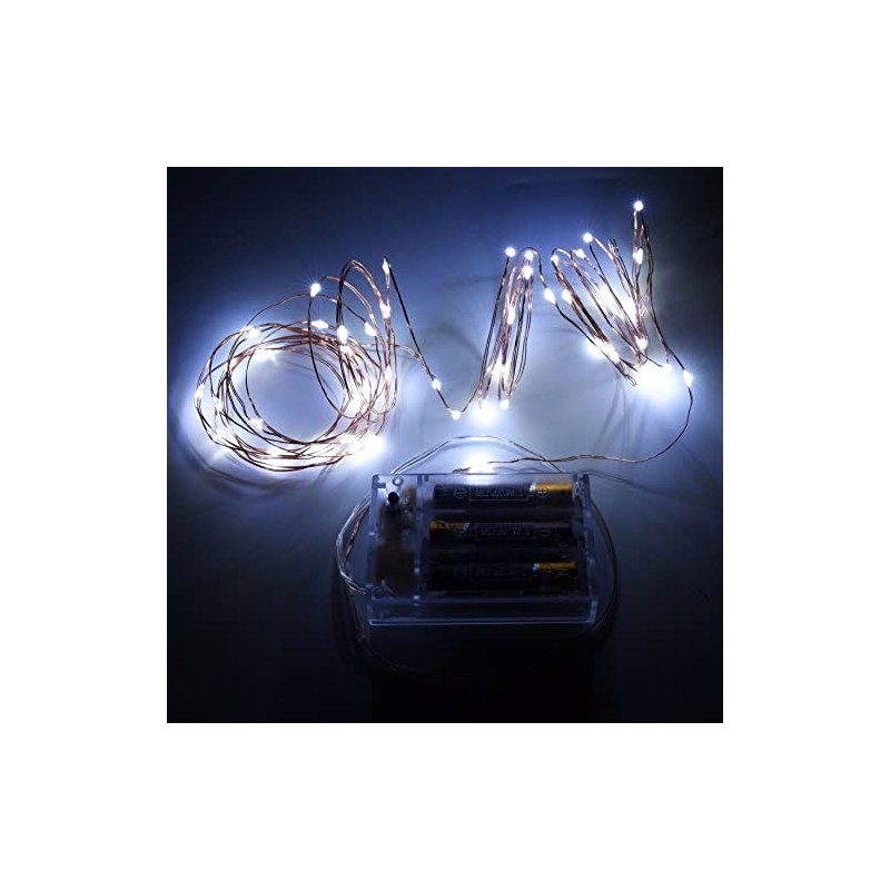 YunDing Battery Powered Christmas Lights, Battery Powered Christmas Lights with