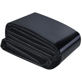 UWIOFF 15 x 20 FT Pond Liner, 20 mil Pond Liners for Outdoor Ponds, UV Resistant Fish Pond HDPE Liner for Backyard Koi Ponds, Pool, Water Features, Fountains, Waterfall and Water Gardens, Black