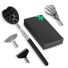BJOYEE Extendable Back Scratcher, Set with 4 Different Interchangeable Heads,
